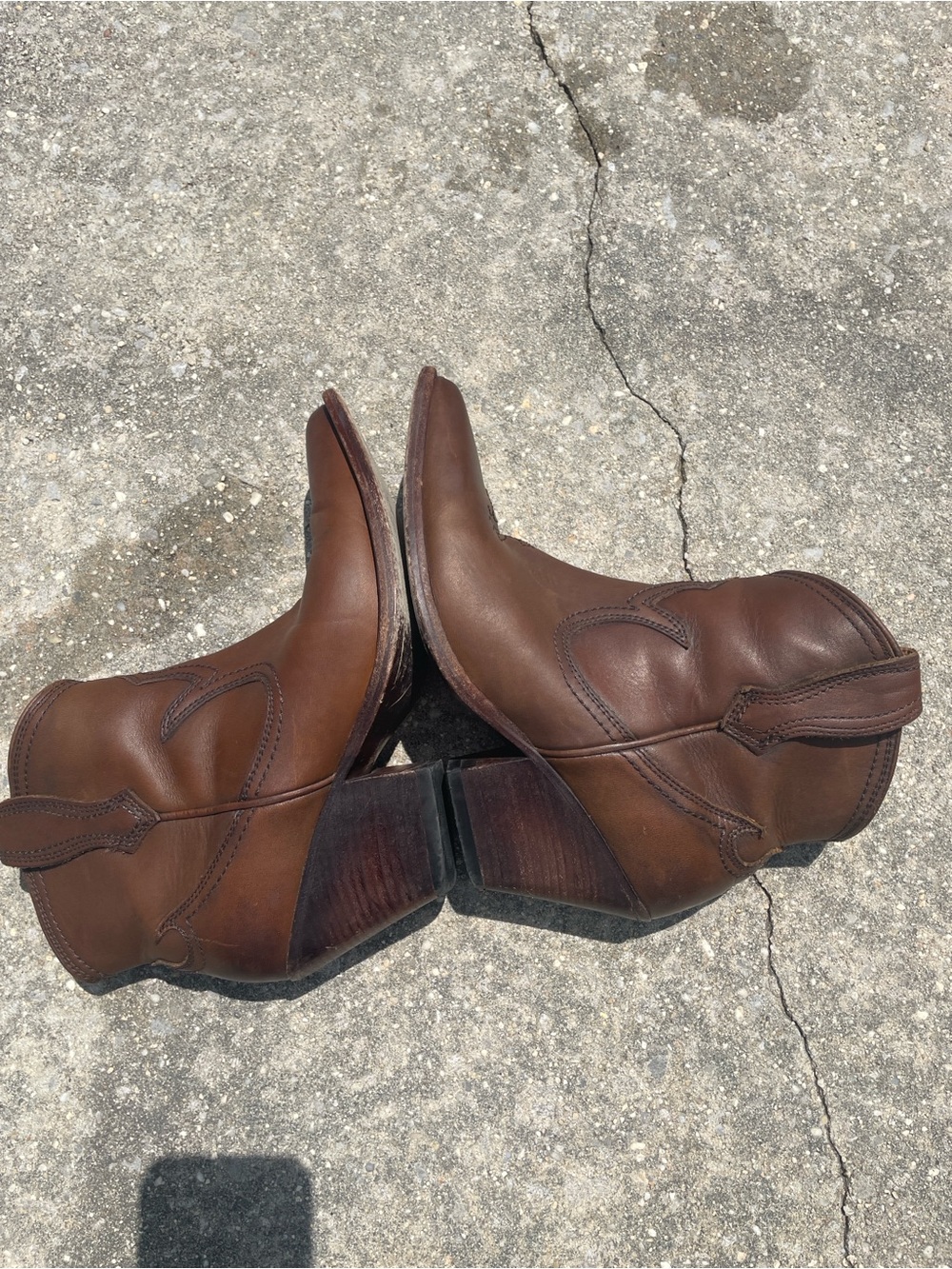 Thursday Boot Co. Short Leather Cowboy Boots - Picture 6 of 9